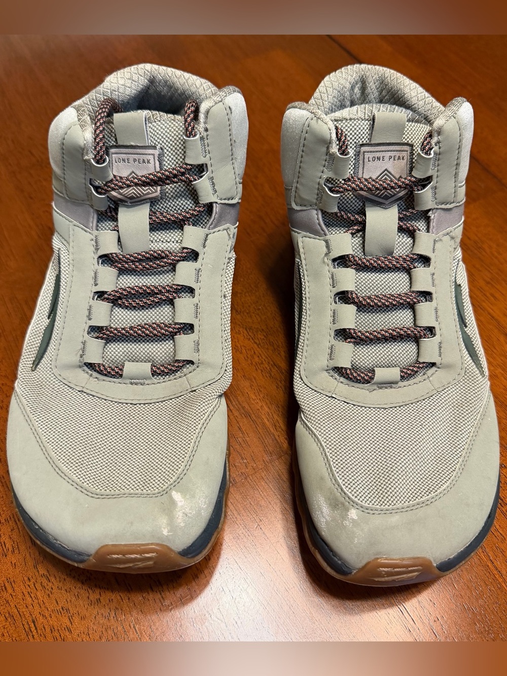 Altra Lone Peak Hiker AL0A4VQF017 Men's 9.5 Hiking Boot Khaki Green DuraTread